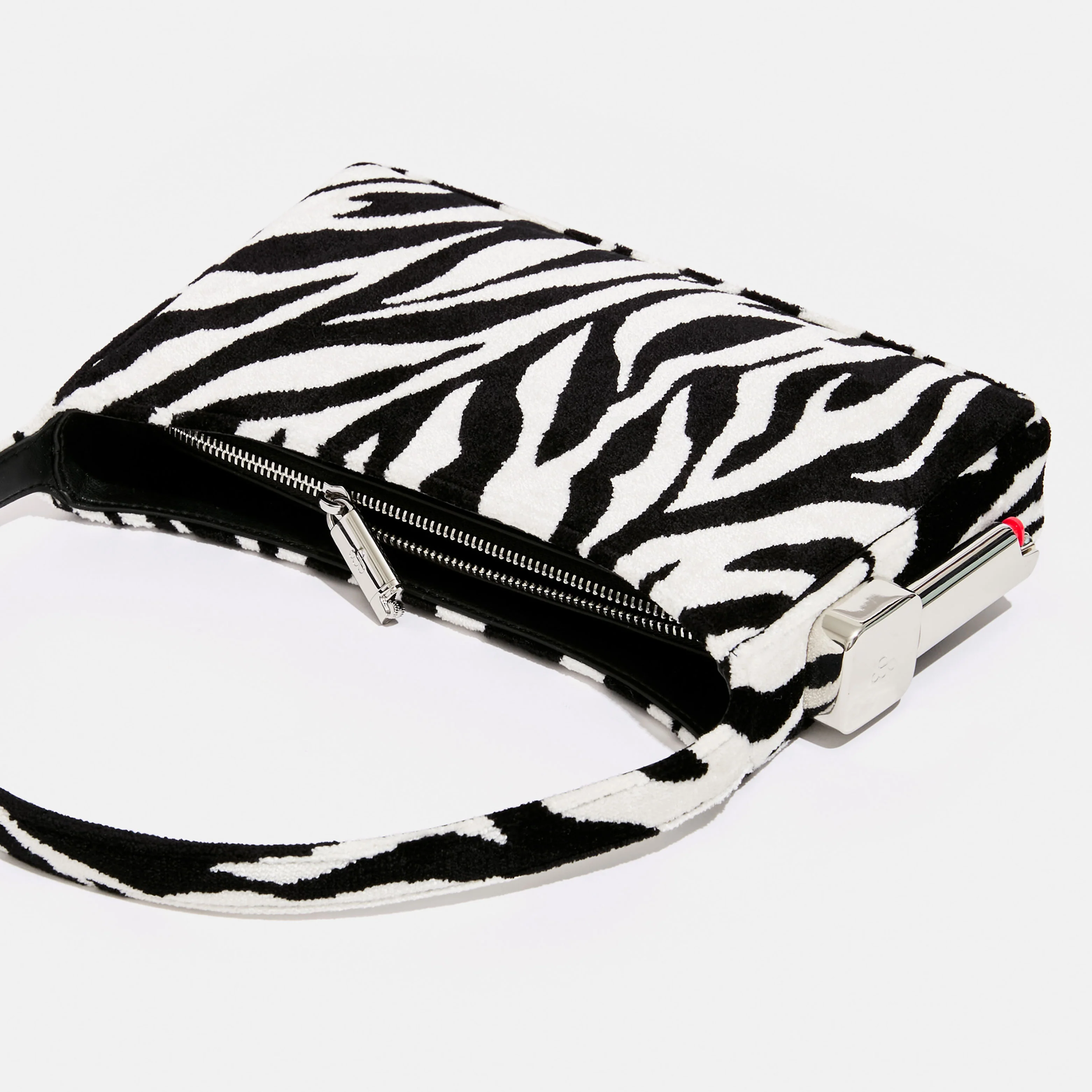 Burn Shoulder Bag in Zebra - Image 3