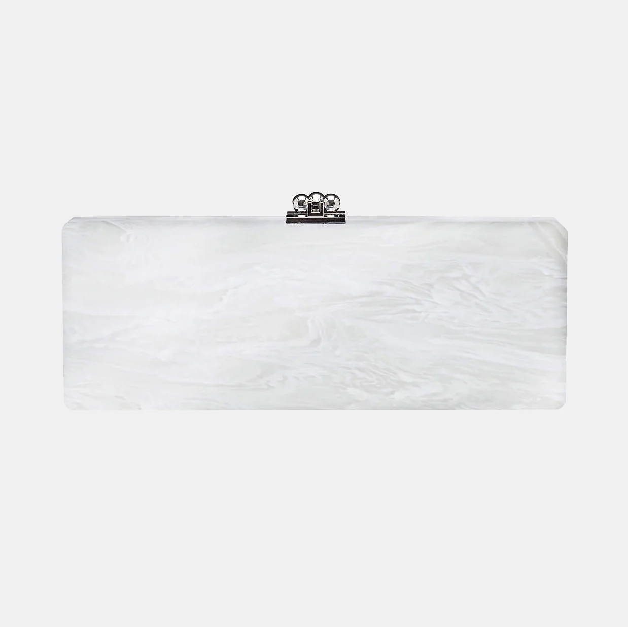 Bridal Slim Flavia Box Clutch  in Made to Order Acrylic - Image 10