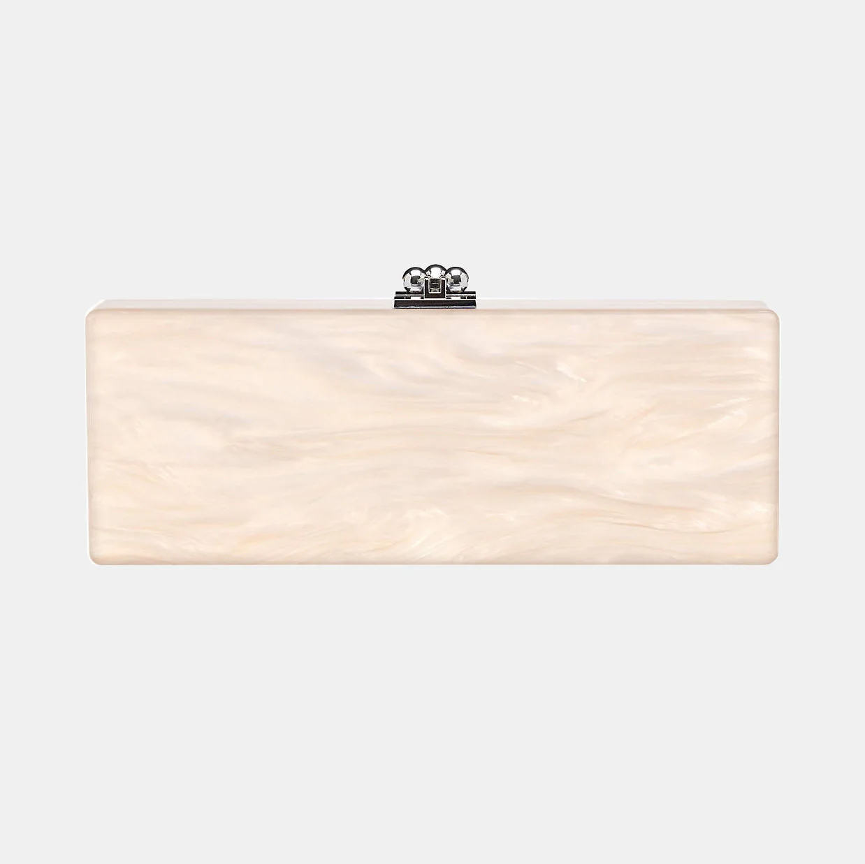 Bridal Slim Flavia Box Clutch  in Made to Order Acrylic - Image 11