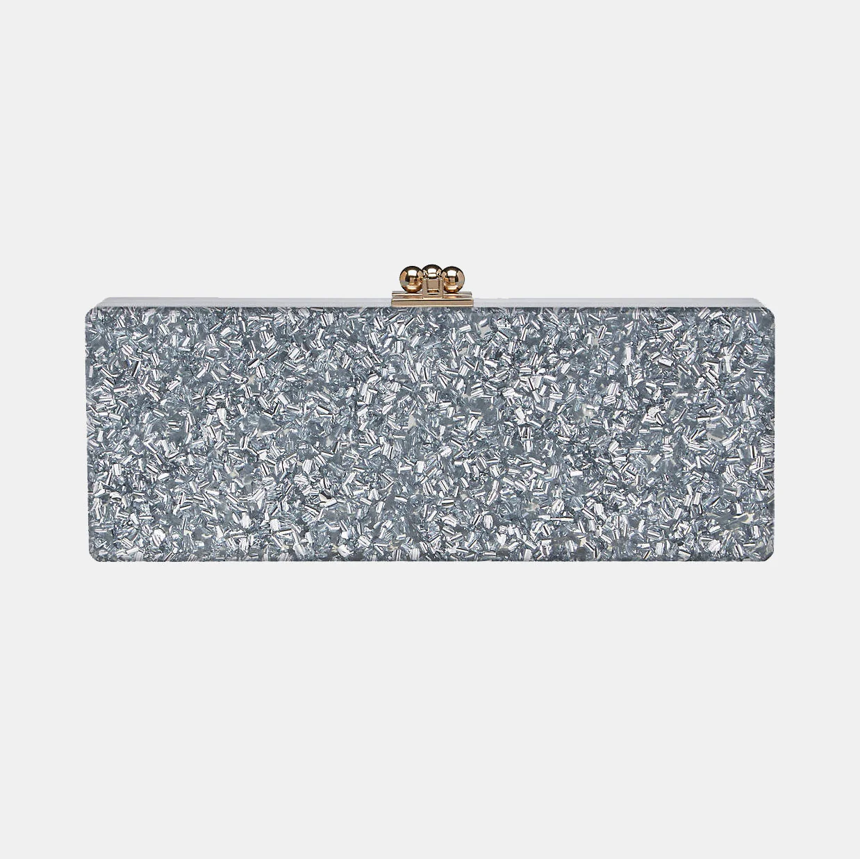 Bridal Slim Flavia Box Clutch  in Made to Order Acrylic - Image 21