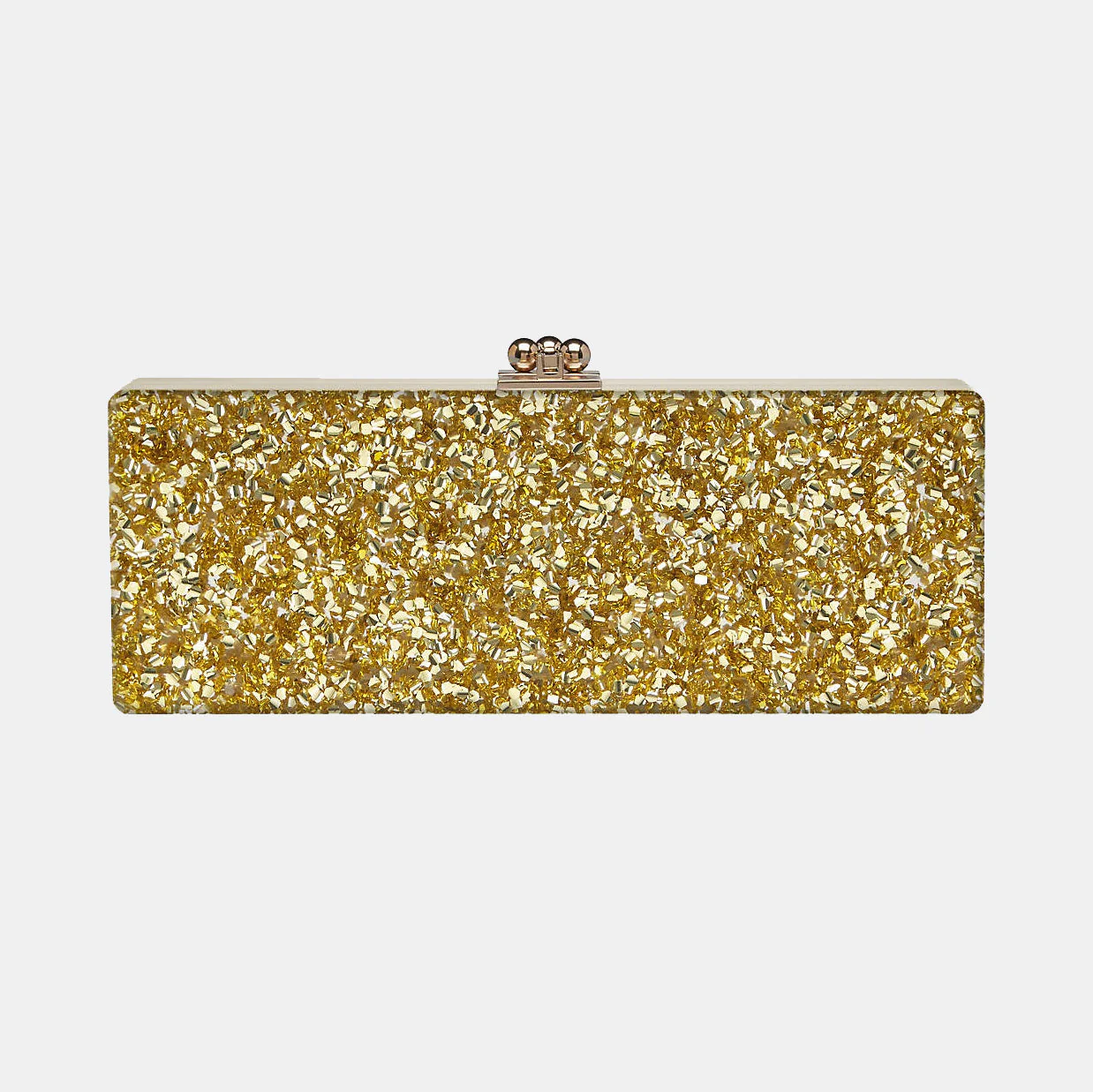 Bridal Slim Flavia Box Clutch  in Made to Order Acrylic - Image 24