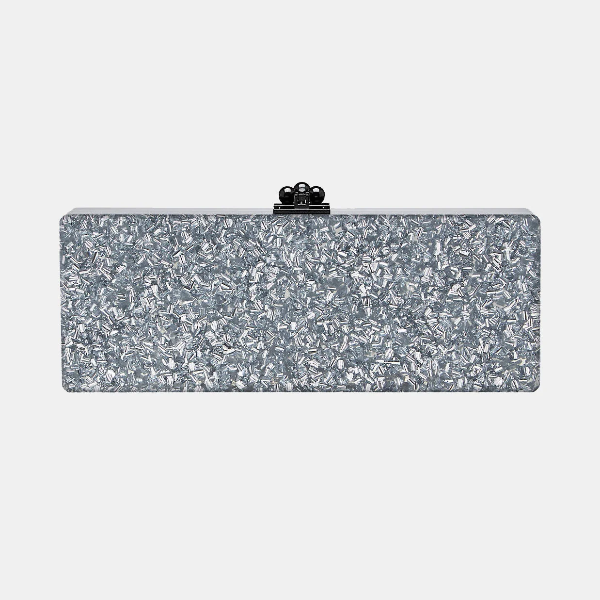 Bridal Slim Flavia Box Clutch  in Made to Order Acrylic - Image 25