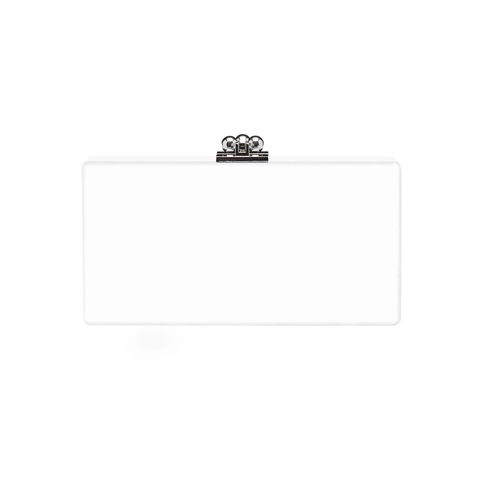 Bridal Slim Jean Box Clutch in Made to Order Acrylic - Image 16