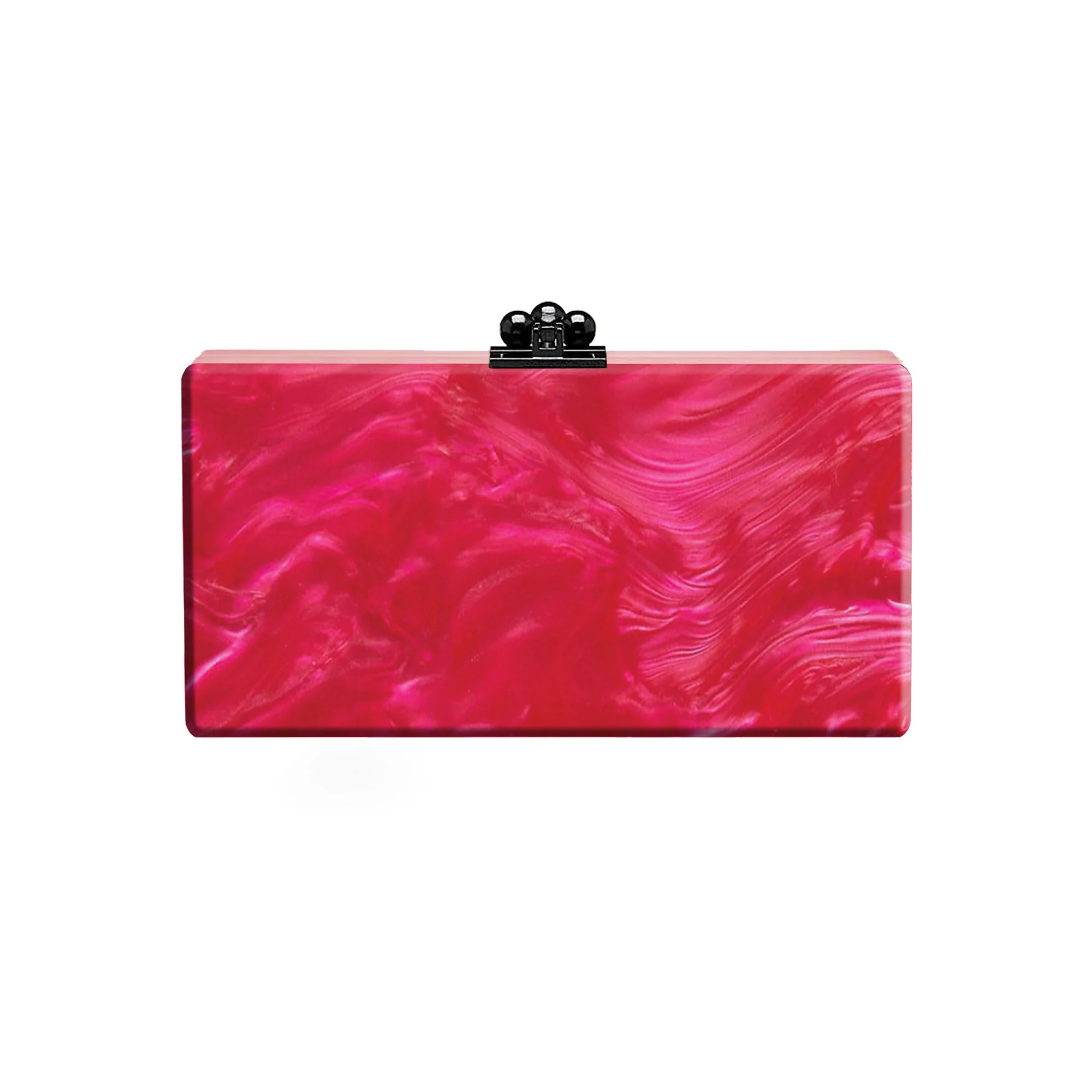 Bridal Slim Jean Box Clutch in Made to Order Acrylic - Image 26