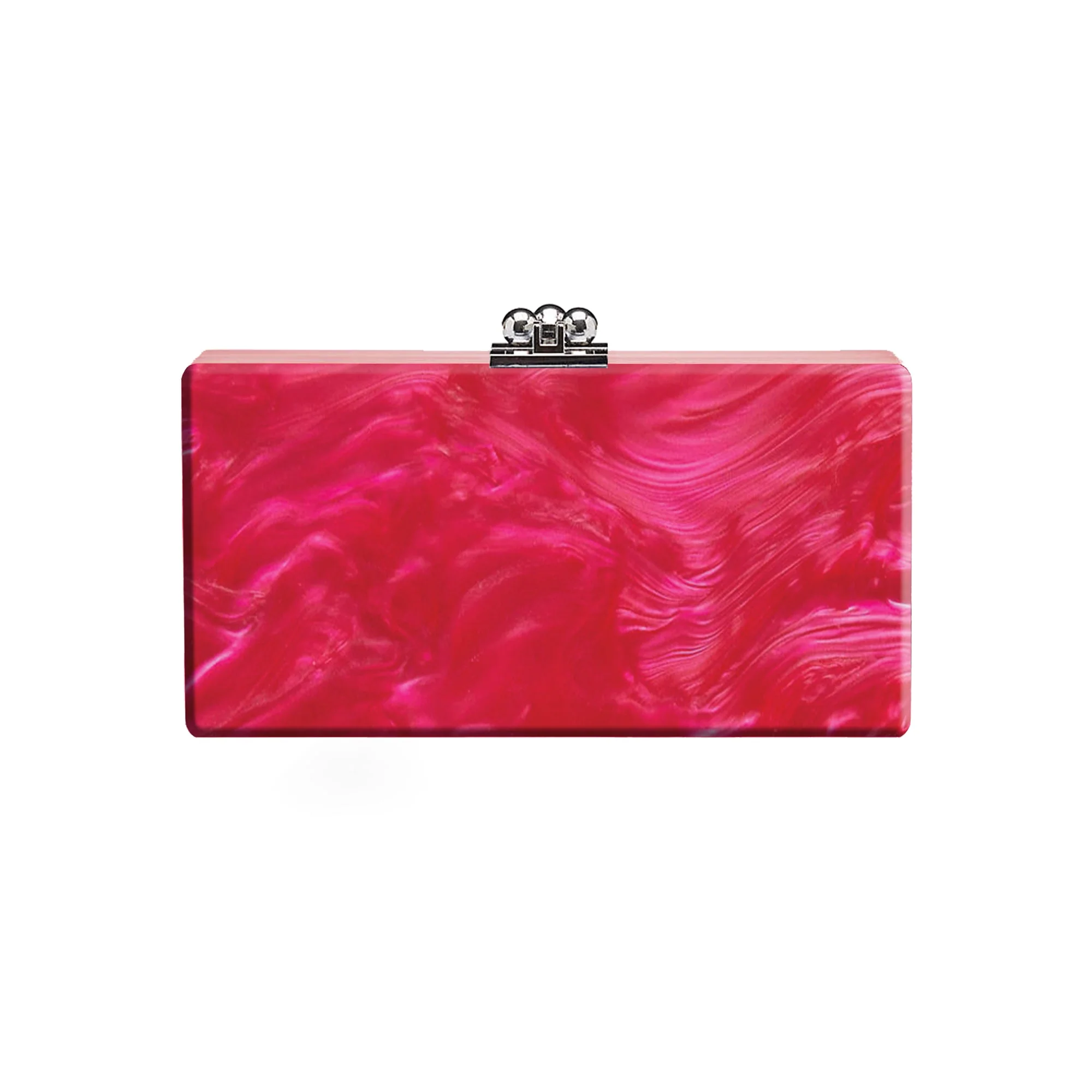 Bridal Slim Jean Box Clutch in Made to Order Acrylic - Image 27