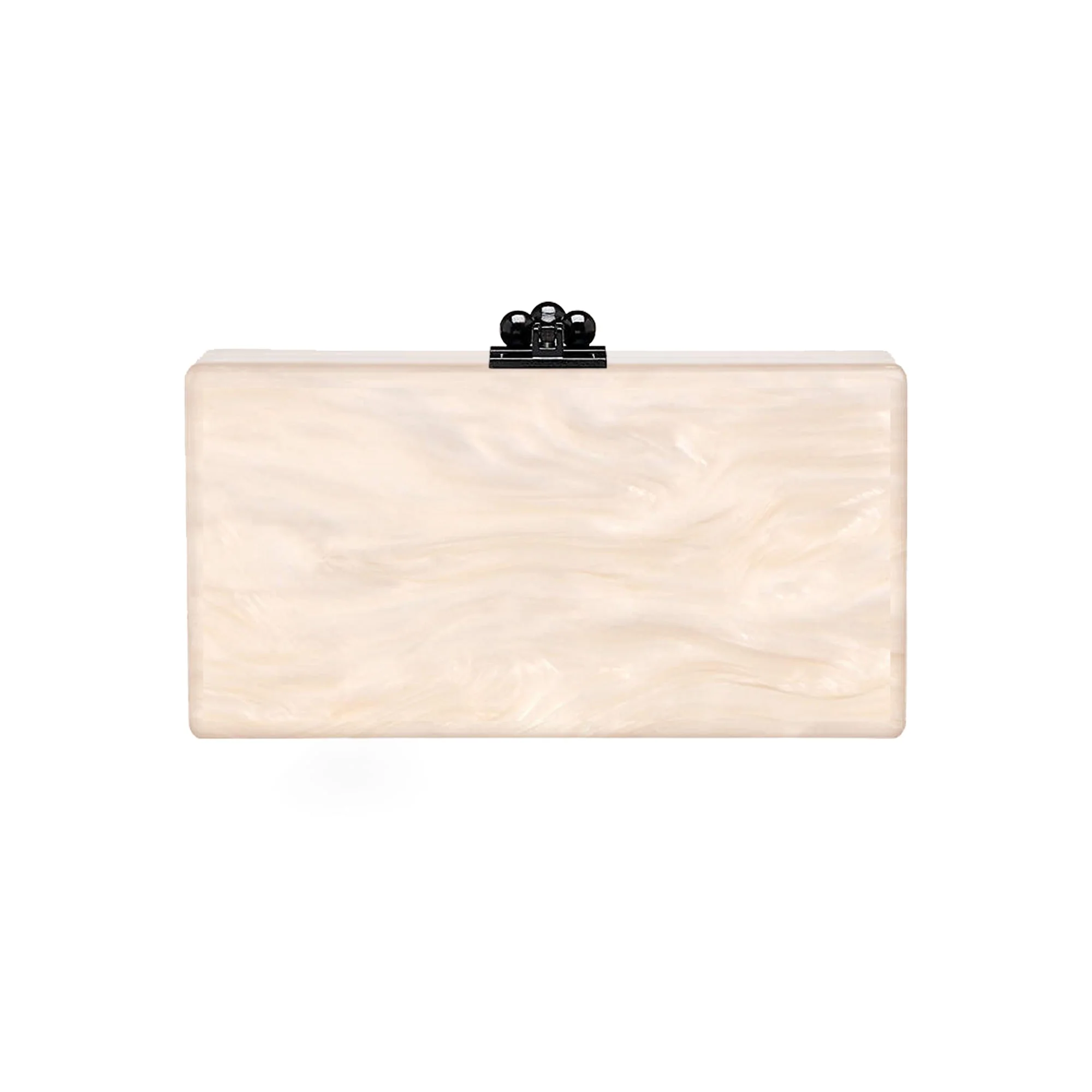 Bridal Slim Jean Box Clutch in Made to Order Acrylic - Image 28
