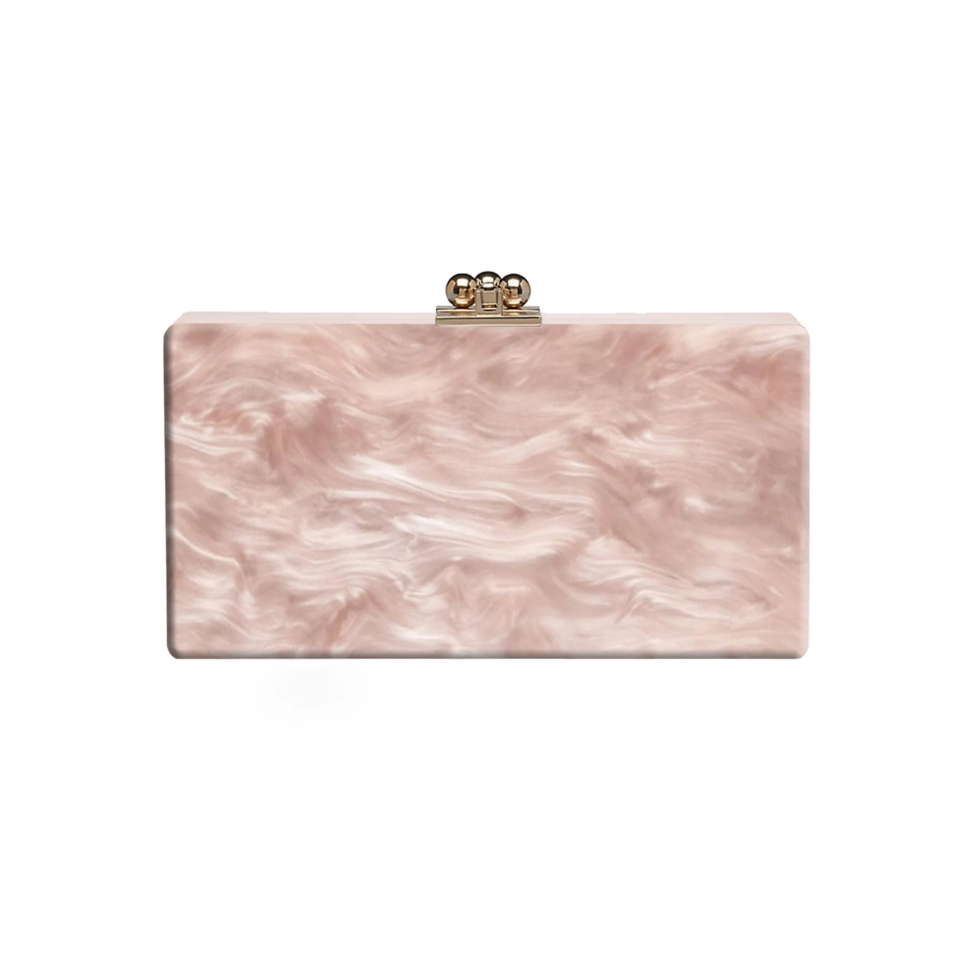 Bridal Slim Jean Box Clutch in Made to Order Acrylic - Image 32