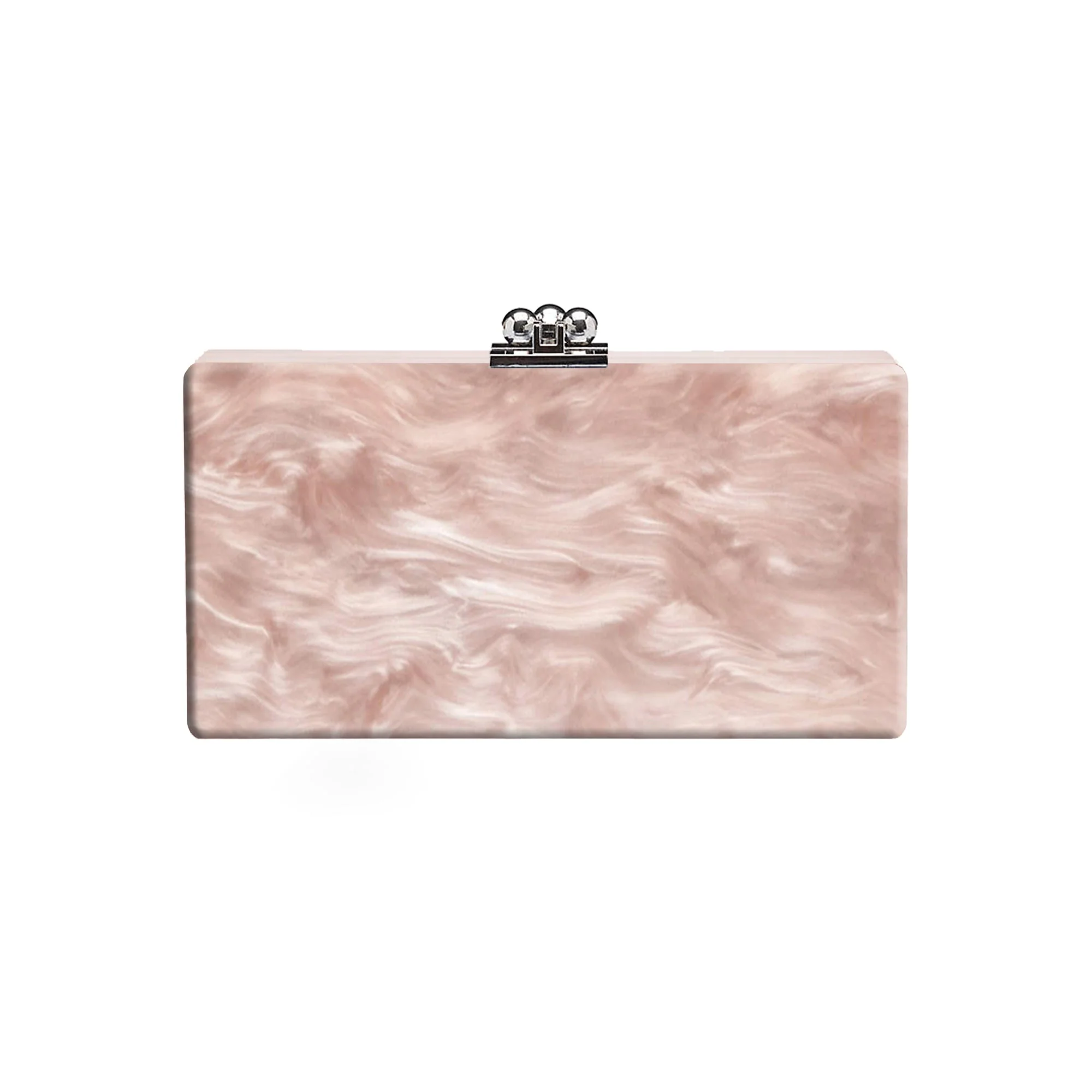 Bridal Slim Jean Box Clutch in Made to Order Acrylic - Image 33