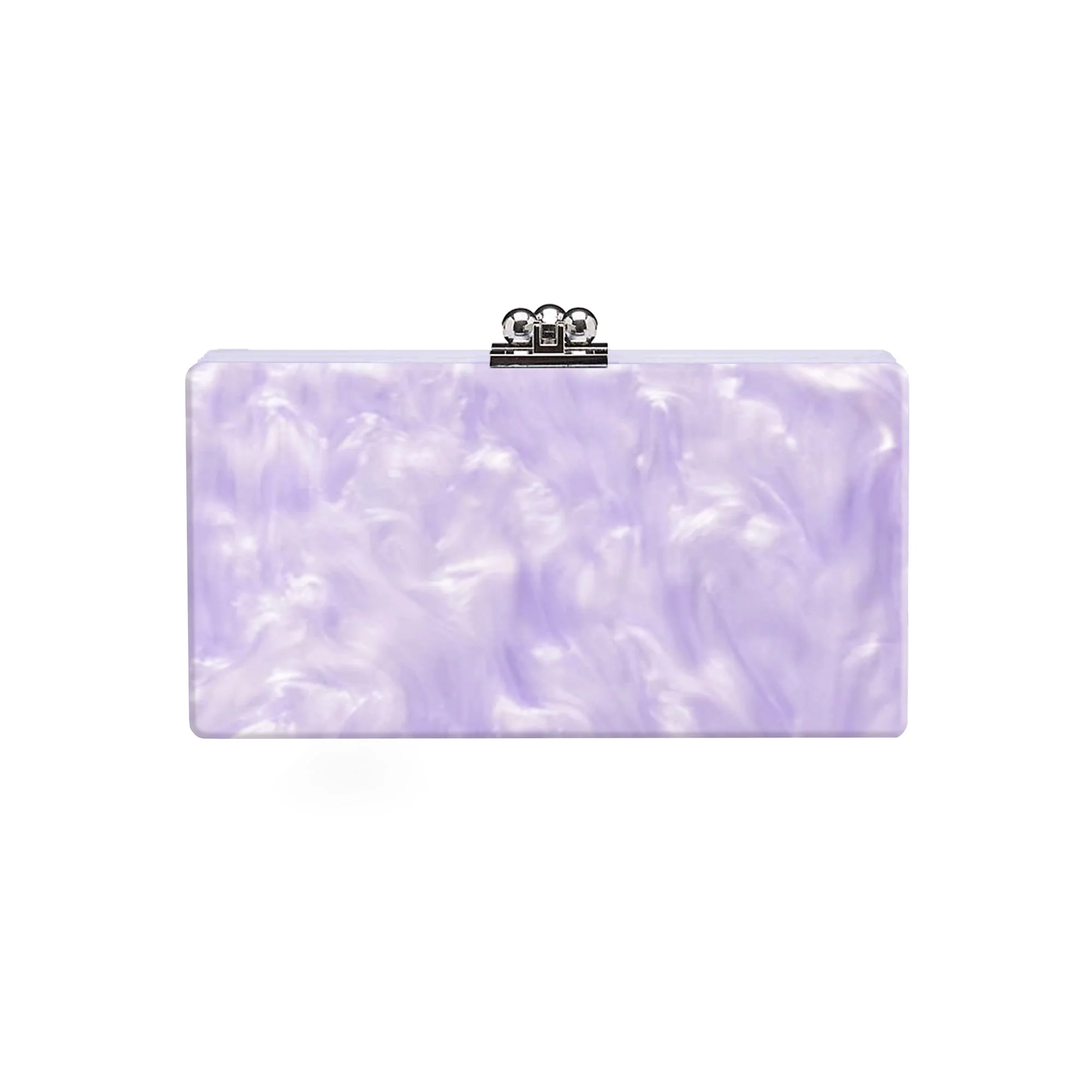 Bridal Slim Jean Box Clutch in Made to Order Acrylic - Image 47