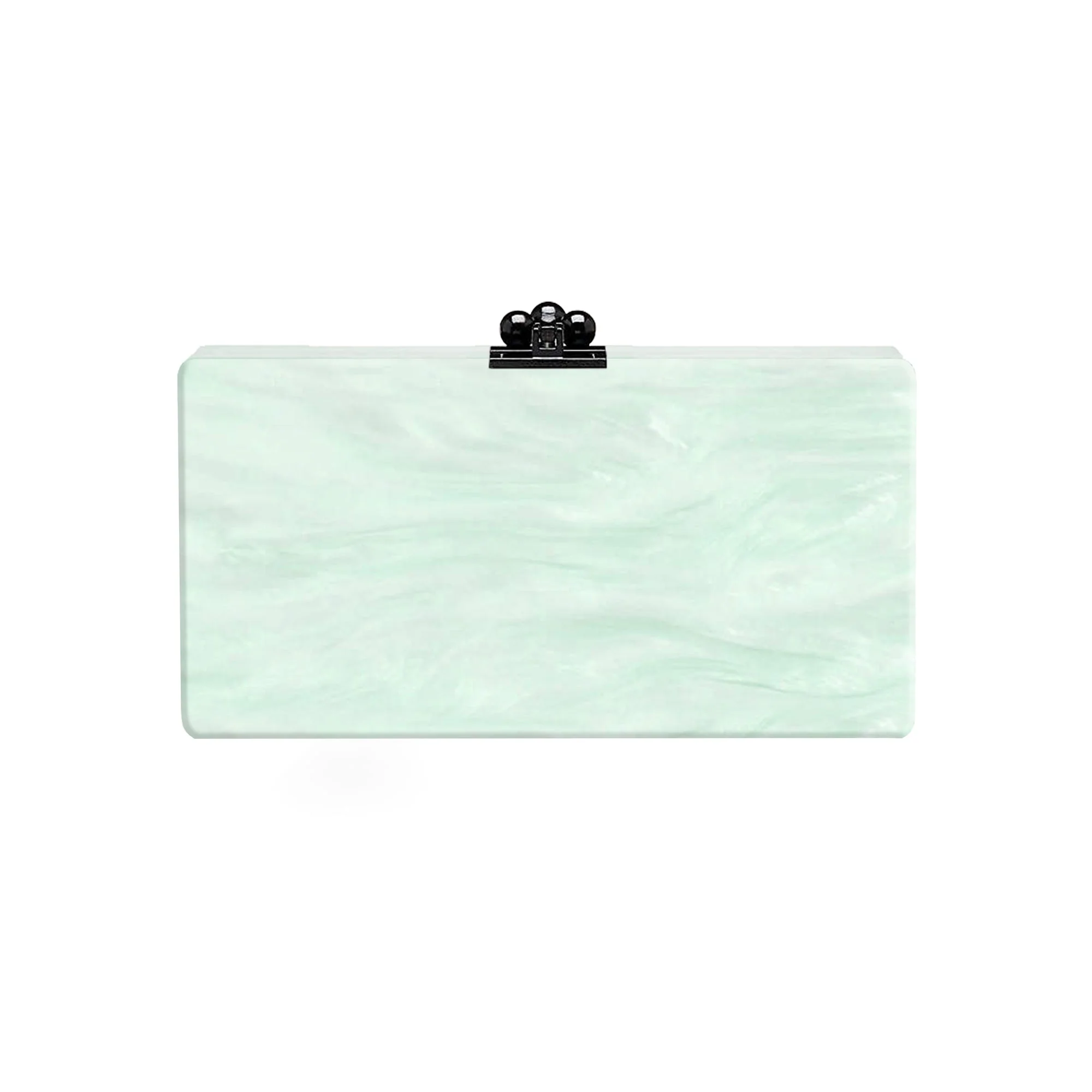 Bridal Slim Jean Box Clutch in Made to Order Acrylic - Image 48