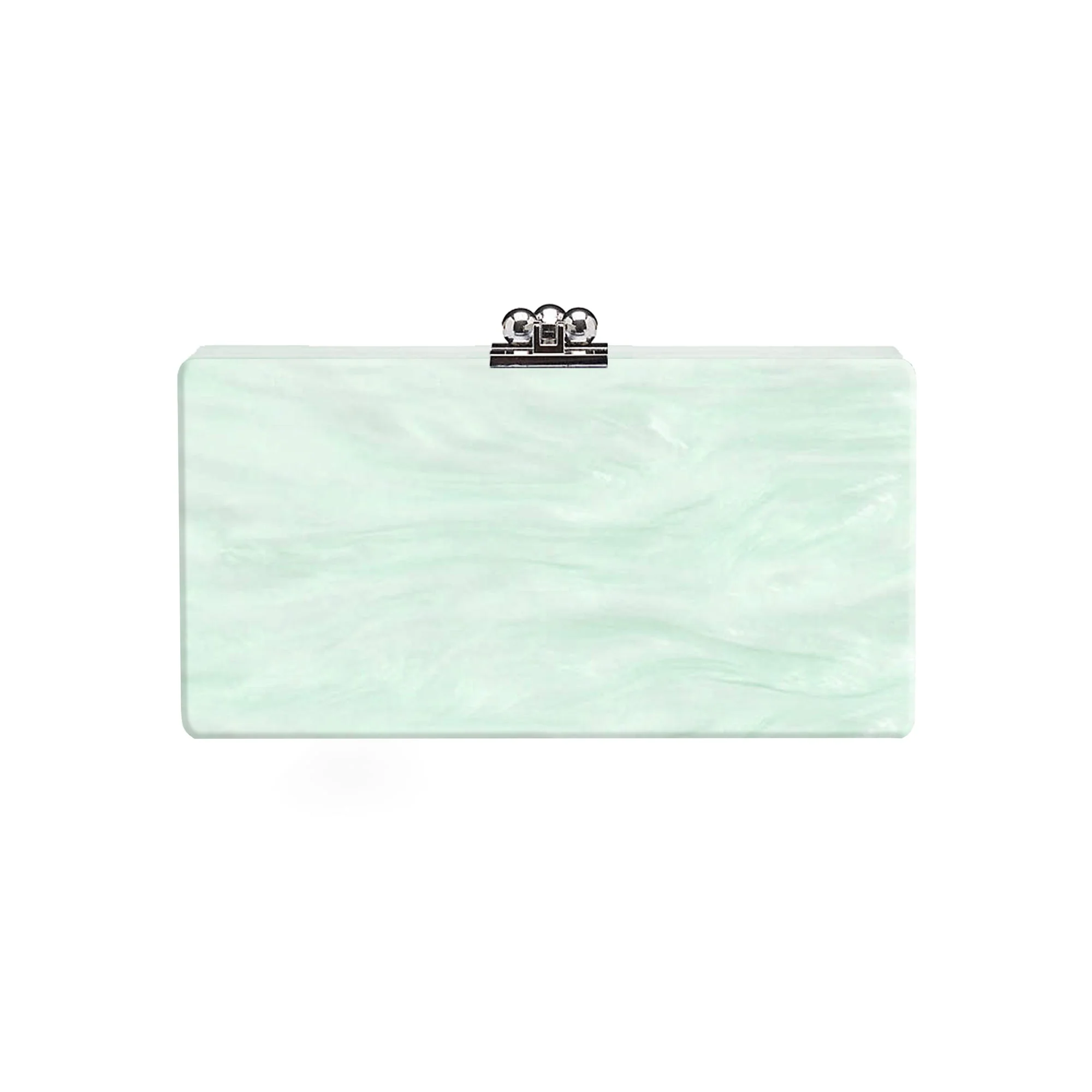 Bridal Slim Jean Box Clutch in Made to Order Acrylic - Image 49