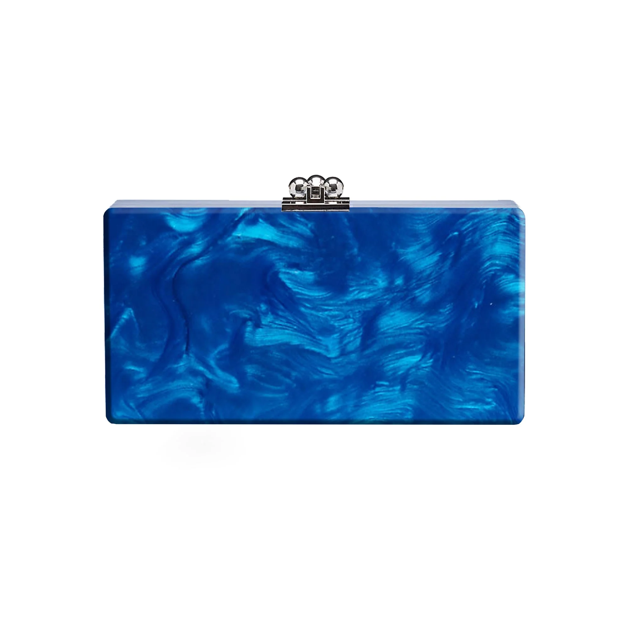 Bridal Slim Jean Box Clutch in Made to Order Acrylic - Image 51
