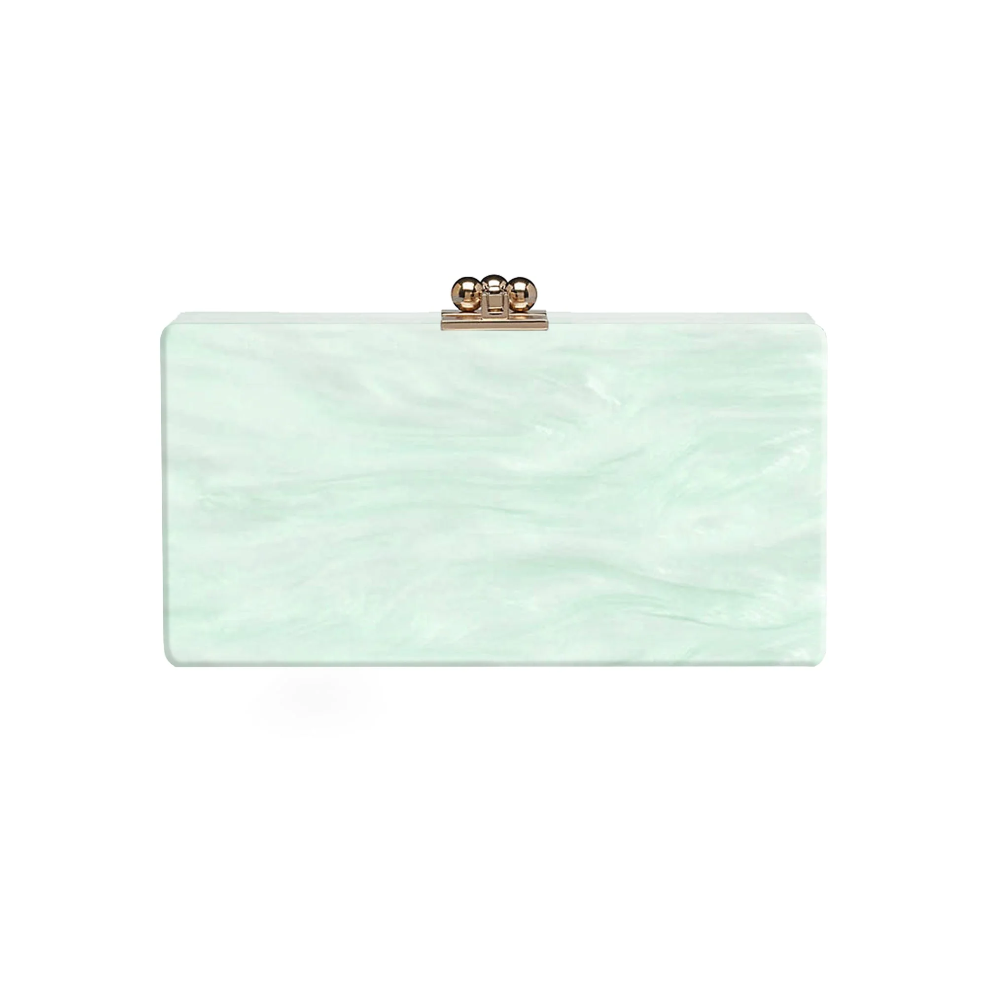 Bridal Slim Jean Box Clutch in Made to Order Acrylic - Image 55