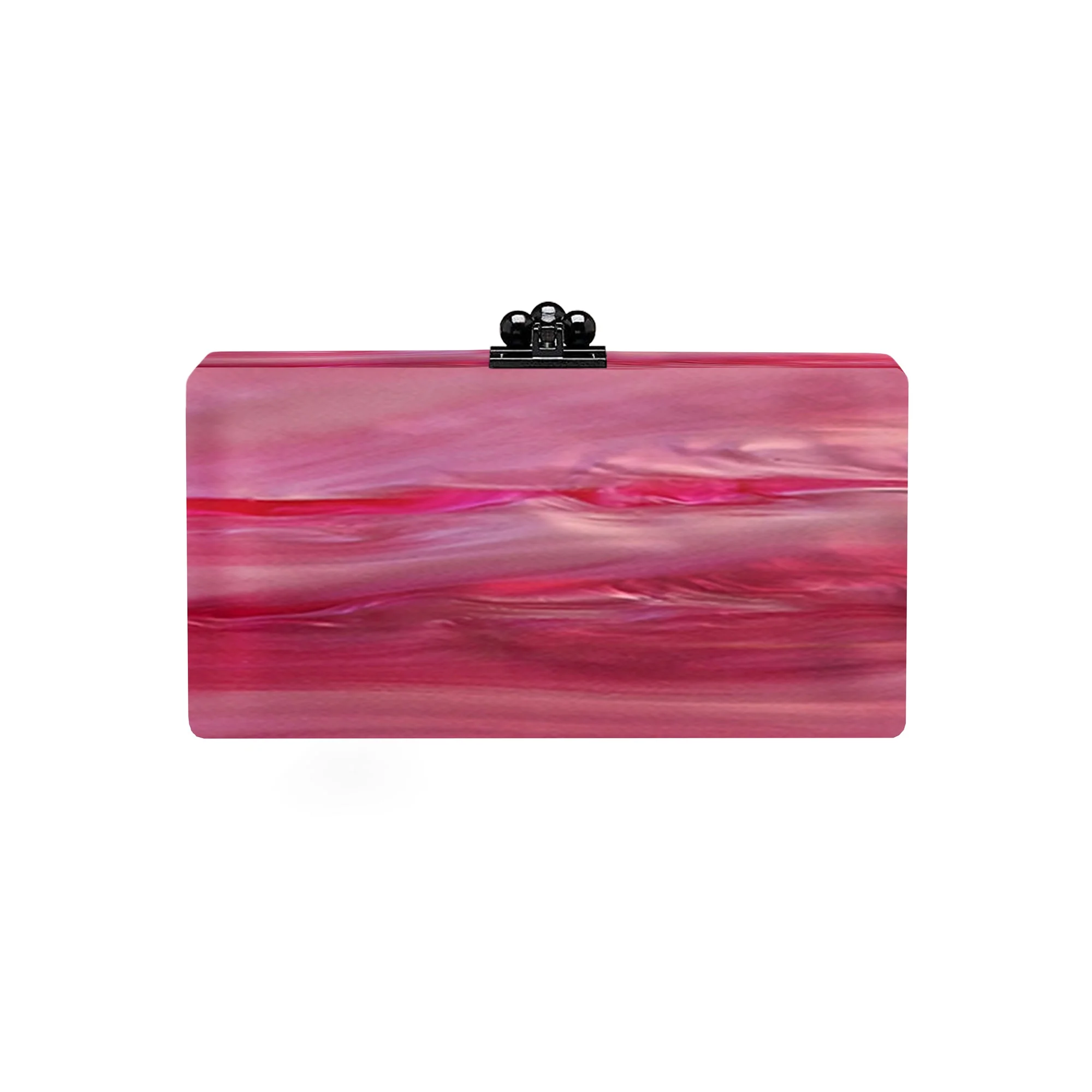 Bridal Slim Jean Box Clutch in Made to Order Acrylic - Image 57