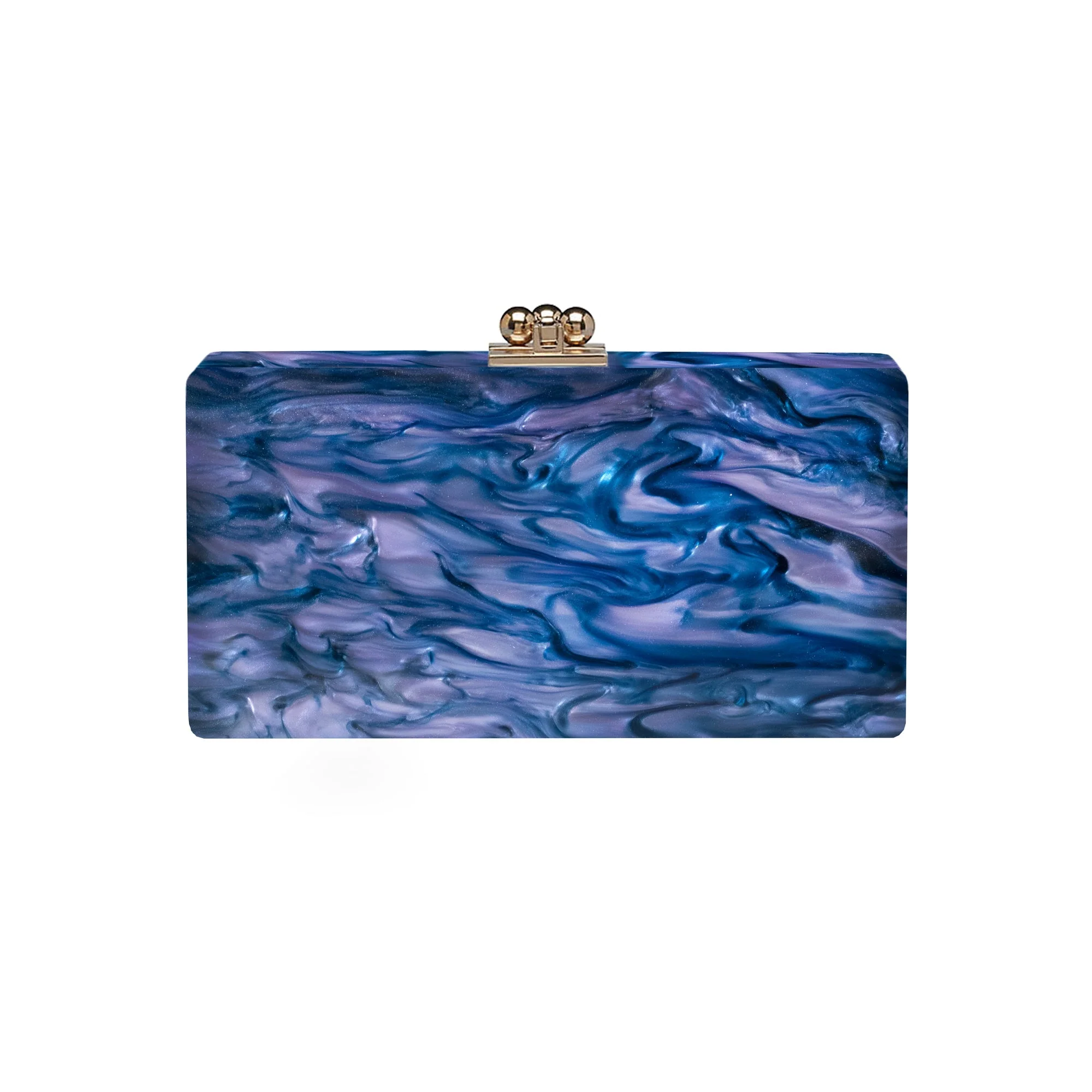 Bridal Slim Jean Box Clutch in Made to Order Acrylic - Image 60