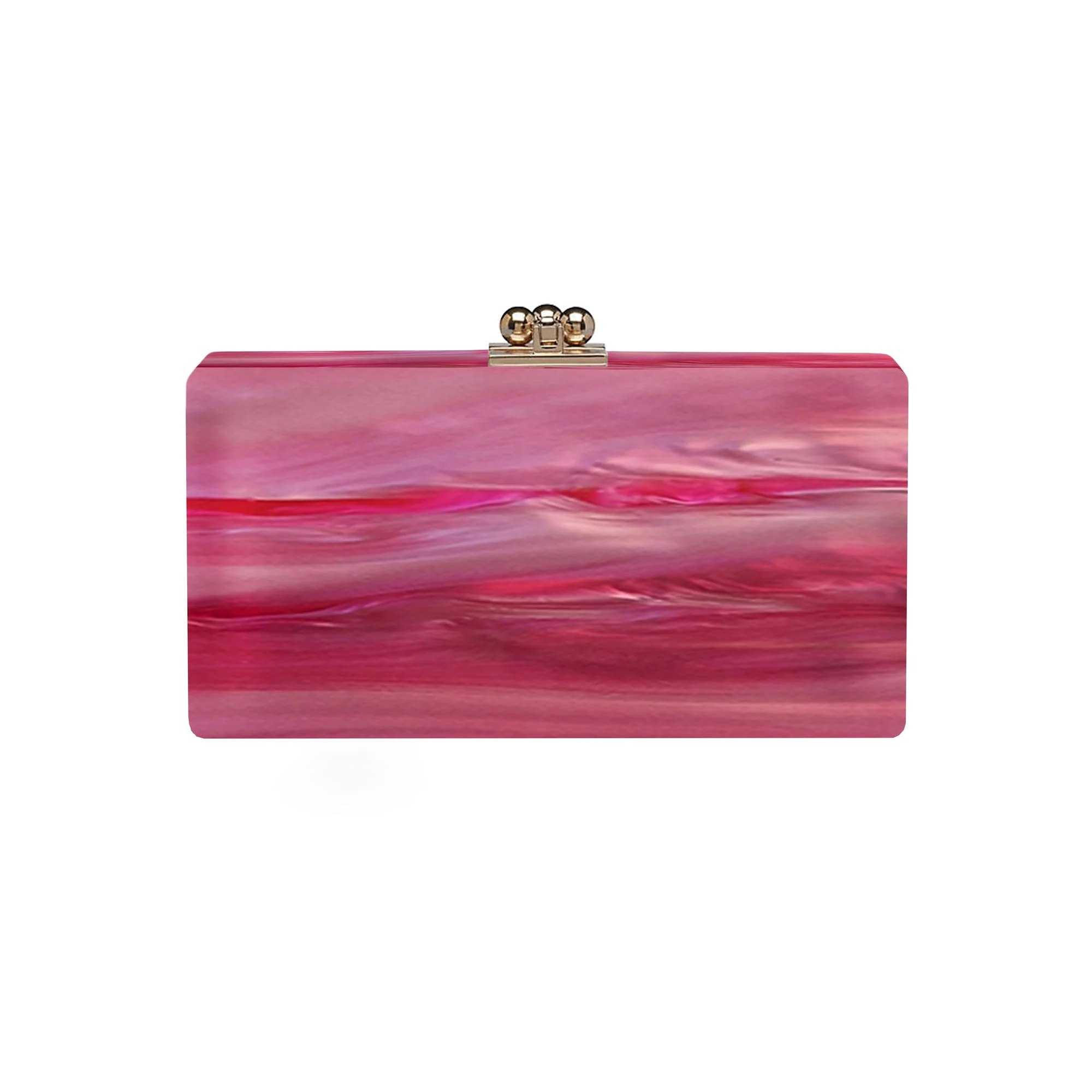 Bridal Slim Jean Box Clutch in Made to Order Acrylic - Image 62