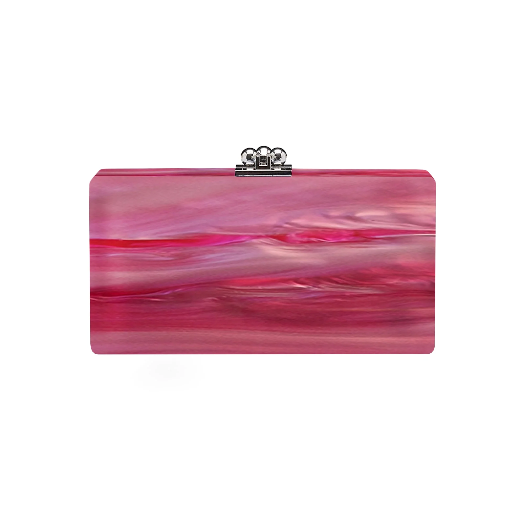 Bridal Slim Jean Box Clutch in Made to Order Acrylic - Image 63
