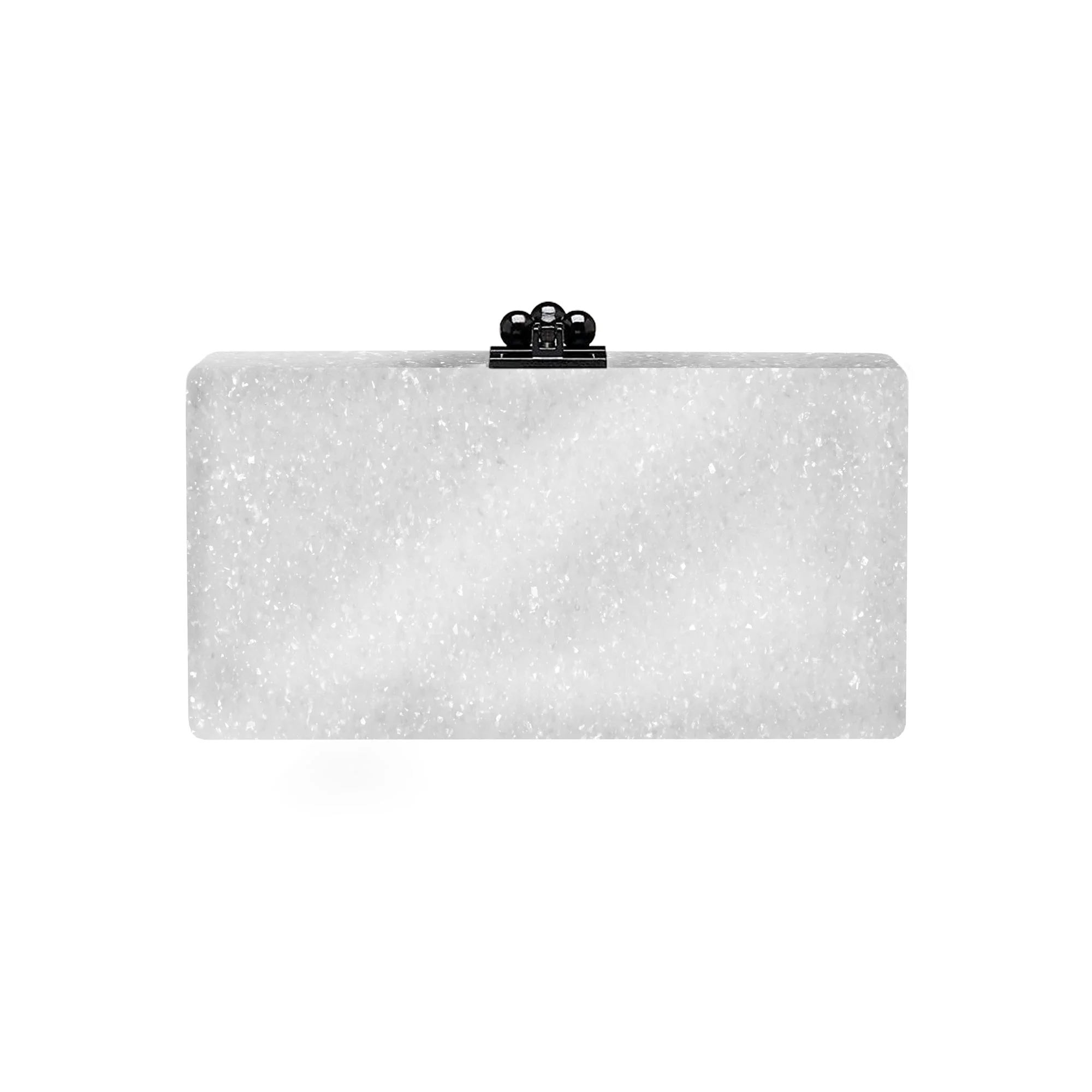 Bridal Slim Jean Box Clutch in Made to Order Acrylic - Image 64