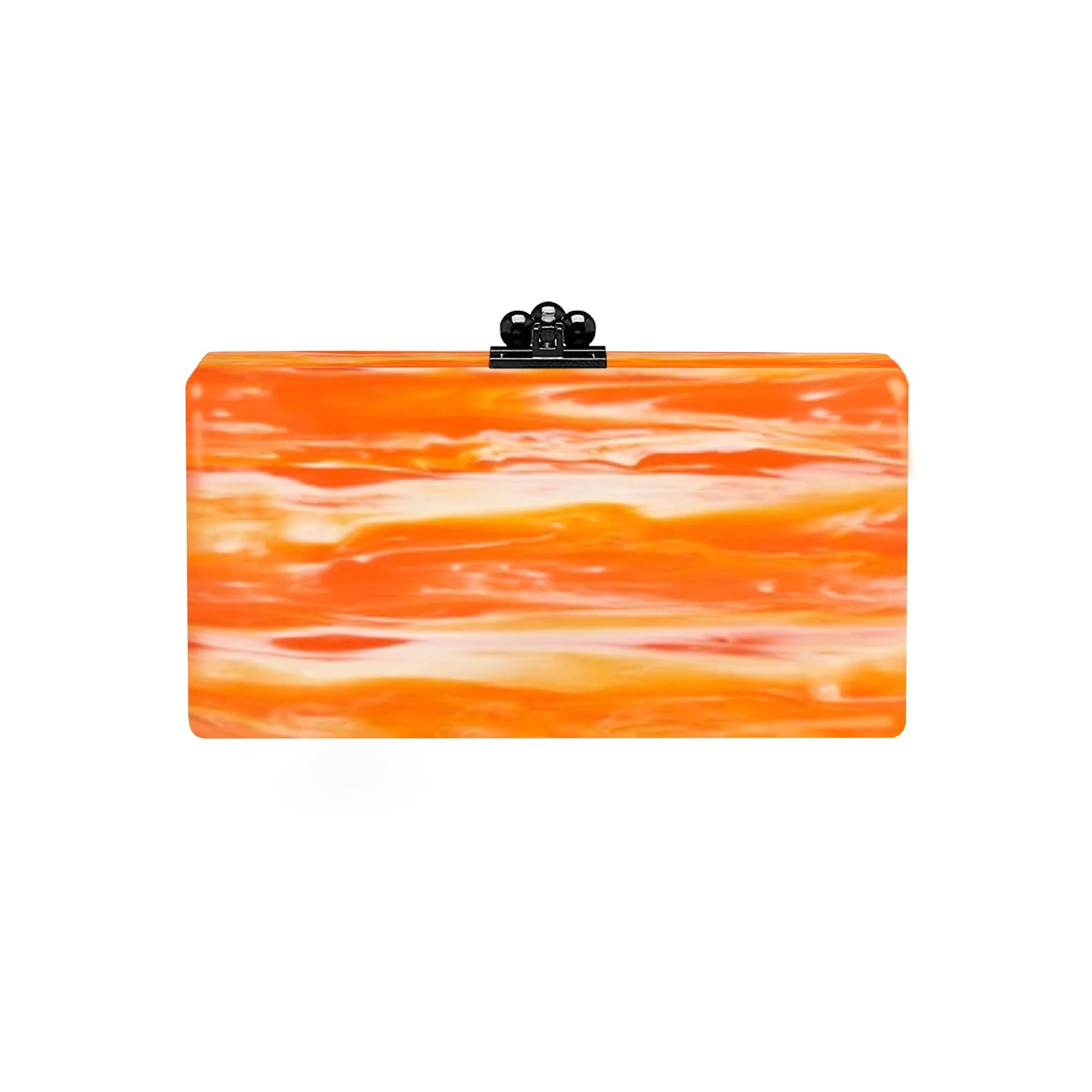 Bridal Slim Jean Box Clutch in Made to Order Acrylic - Image 76