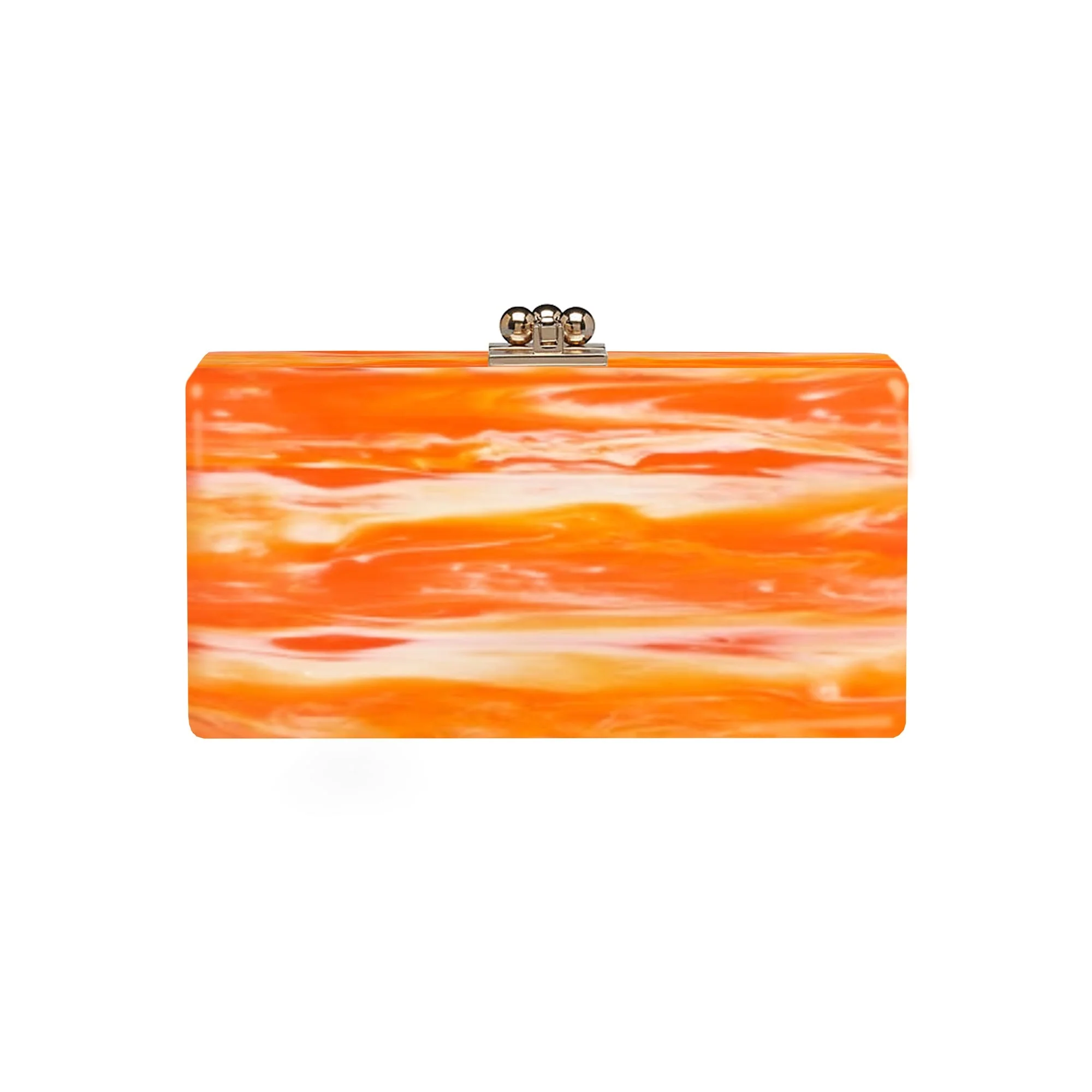 Bridal Slim Jean Box Clutch in Made to Order Acrylic - Image 77