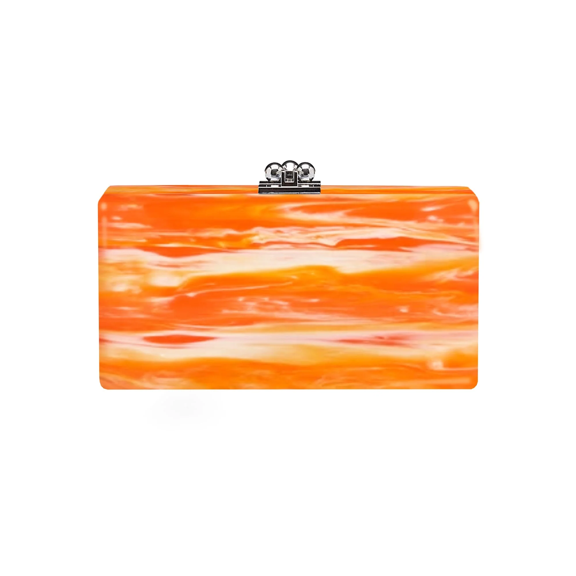 Bridal Slim Jean Box Clutch in Made to Order Acrylic - Image 78