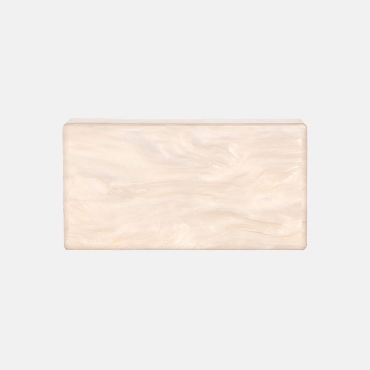 Bridal Slim Jean Box Clutch in Made to Order Acrylic - Image 82