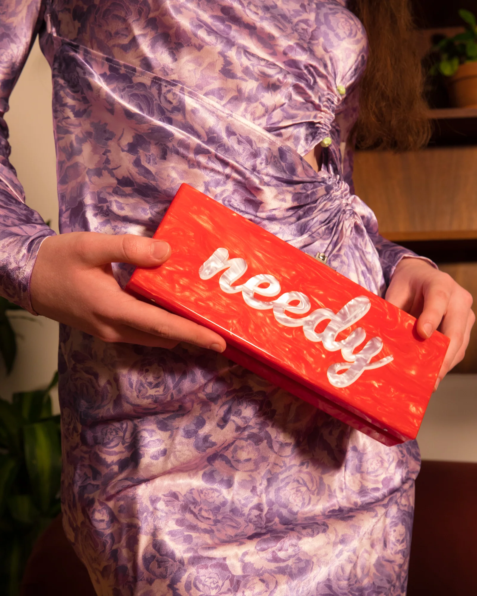Slim Flavia Box Clutch in Made to Order Acrylic - Image 114