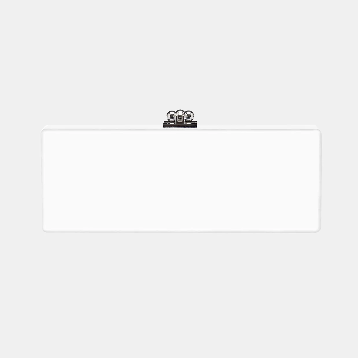 Slim Flavia Box Clutch in Made to Order Acrylic - Image 3