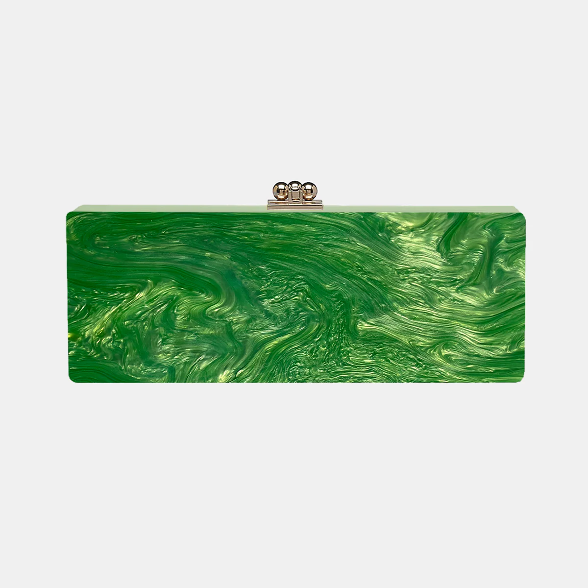 Slim Flavia Box Clutch in Made to Order Acrylic - Image 63