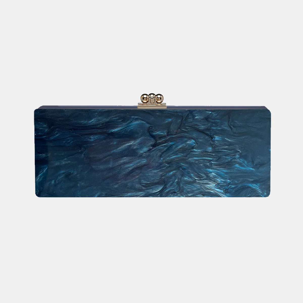 Slim Flavia Box Clutch in Made to Order Acrylic - Image 74