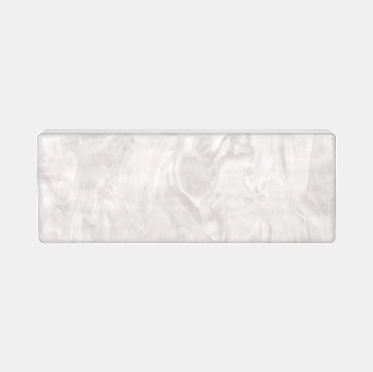 Slim Flavia Box Clutch in Made to Order Acrylic - Image 98