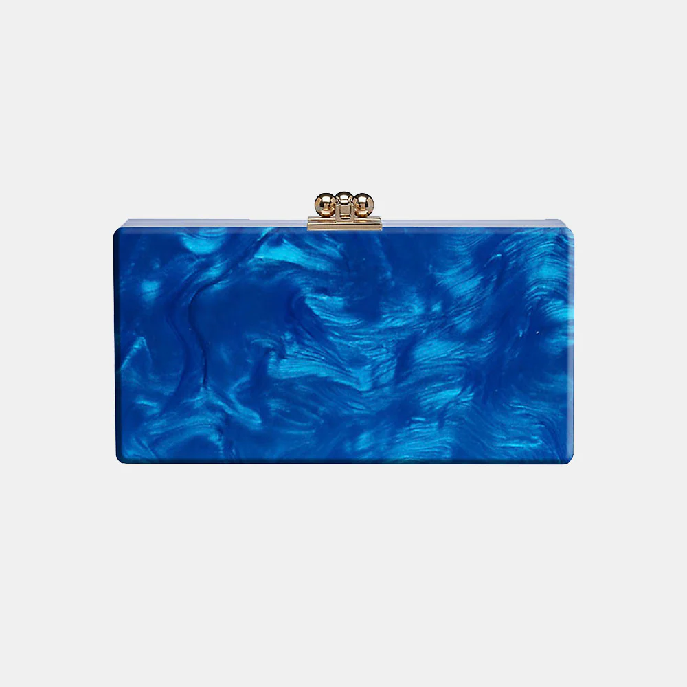 Slim Jean Box Clutch in Made to Order Acrylic - Image 25