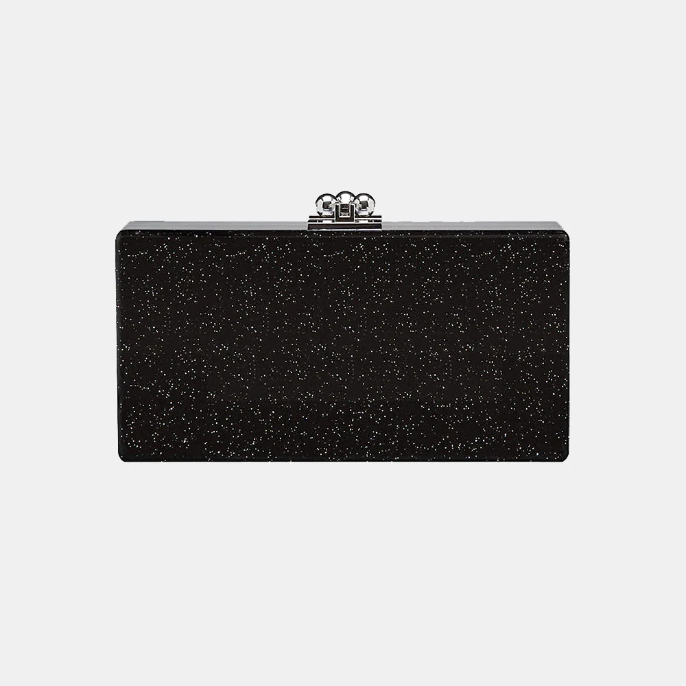 Slim Jean Box Clutch in Made to Order Acrylic - Image 3