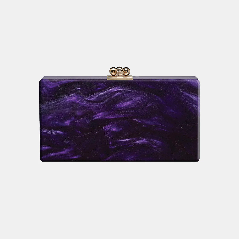 Slim Jean Box Clutch in Made to Order Acrylic - Image 43