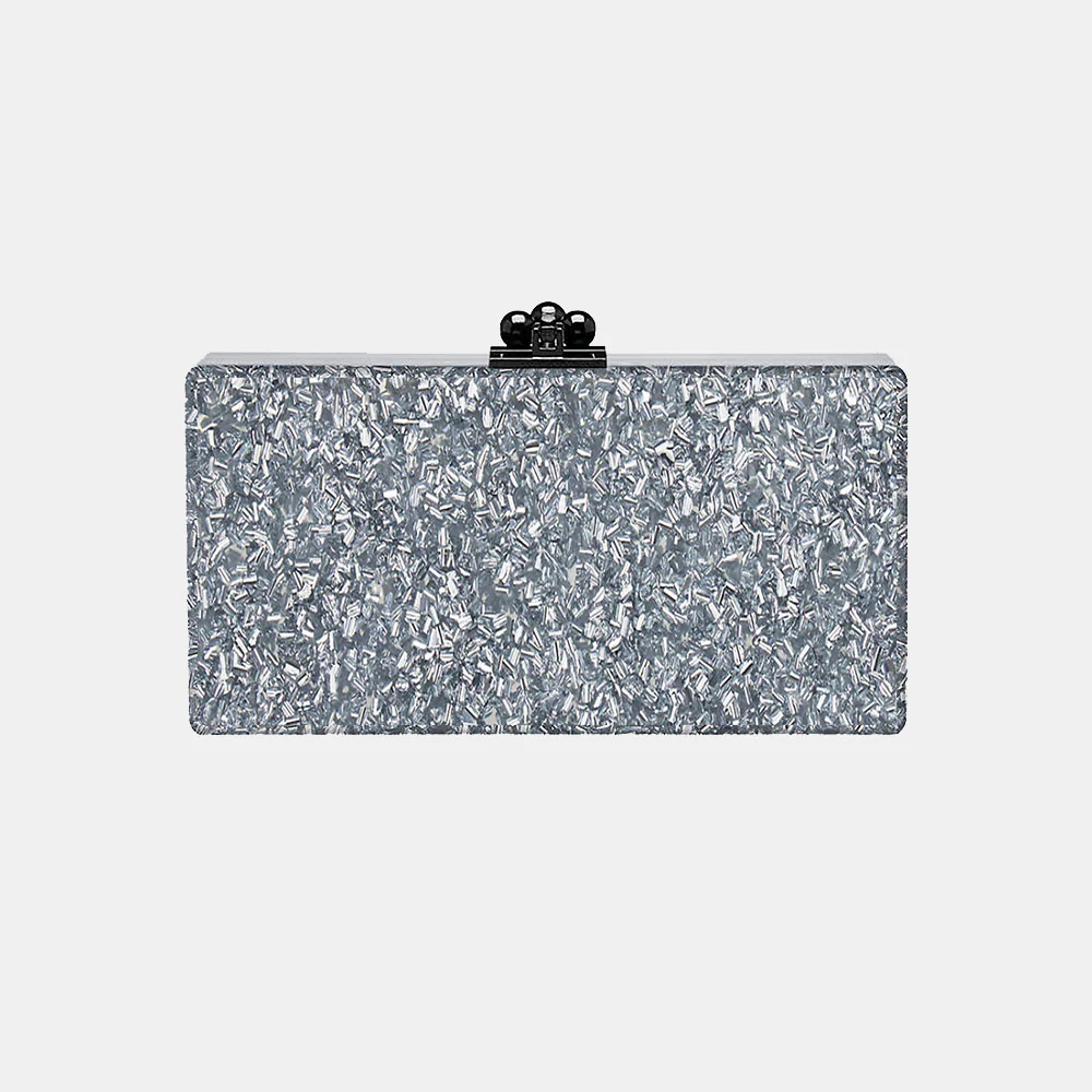 Slim Jean Box Clutch in Made to Order Acrylic - Image 8