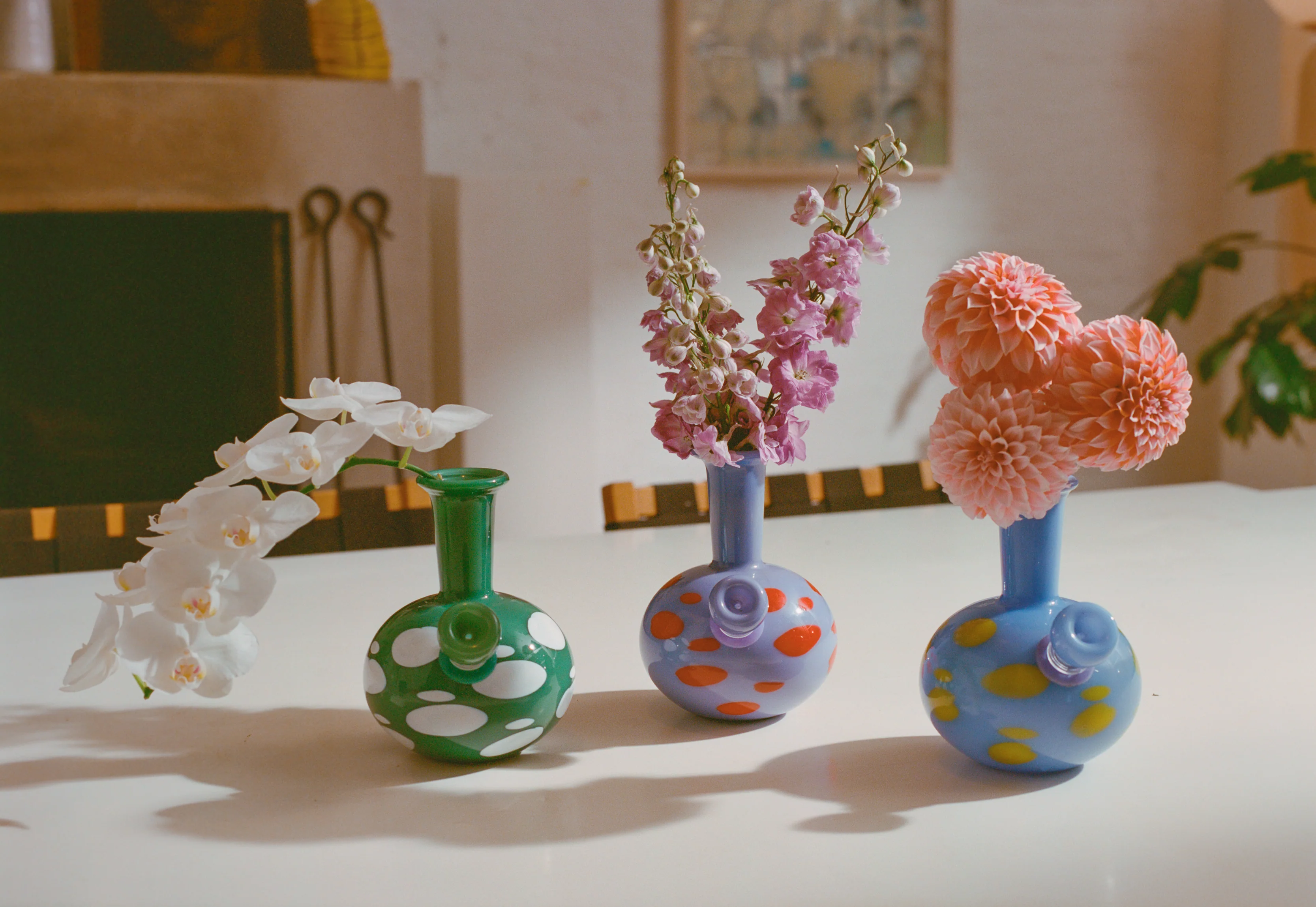 Spotted Bong in Lavender - Image 3